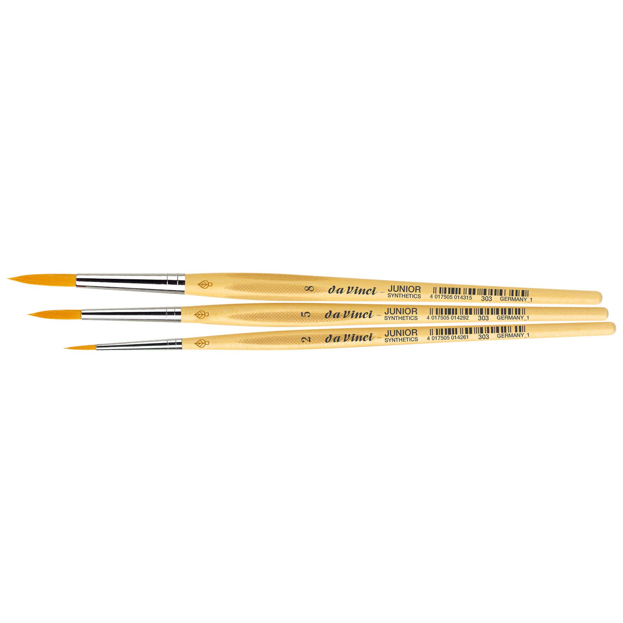 da Vinci JUNIOR Synthetics Series 303 Round Brush Set